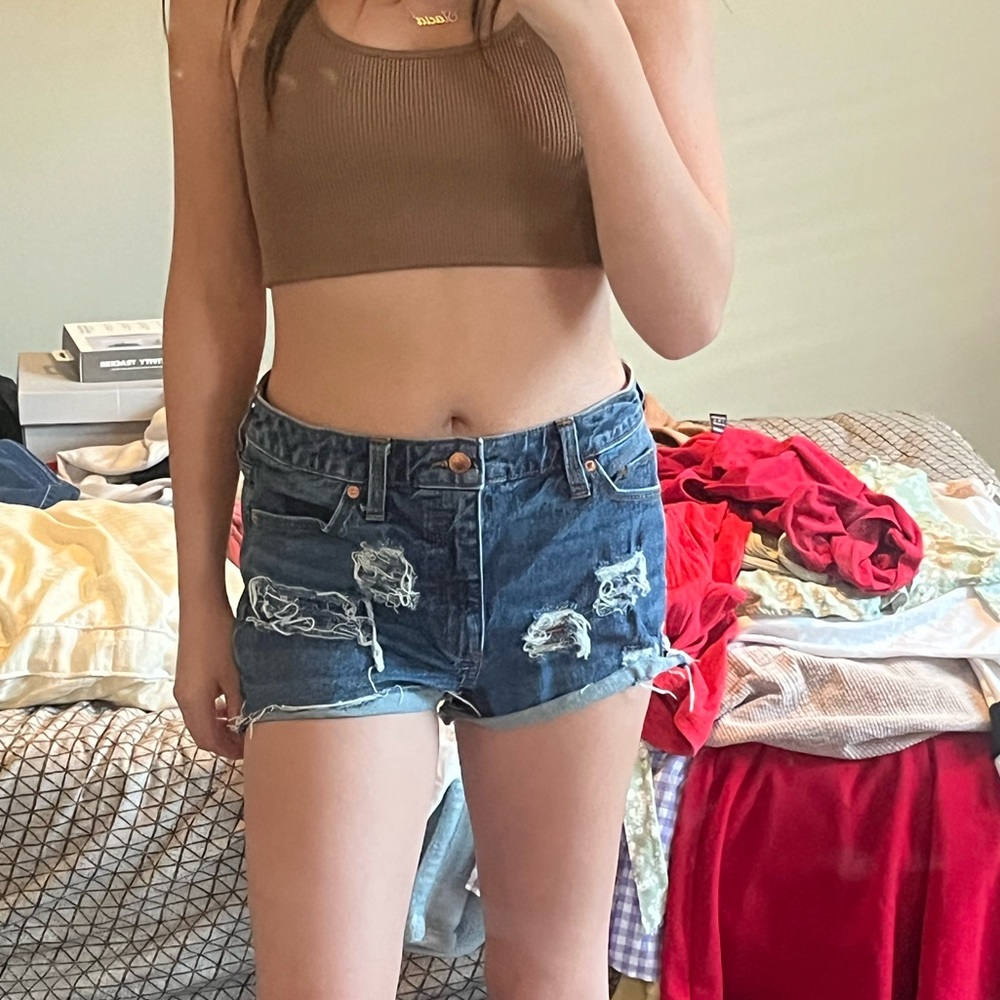 Universal thread jean shorts